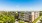 Aerial photograph of The Parkside at Avalon Park apartment complex in Orlando, FL, featuring a view of the grounds. 