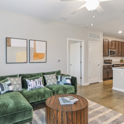 Two Bedroom Model - Living Room Two Bedroom Model - Living Room