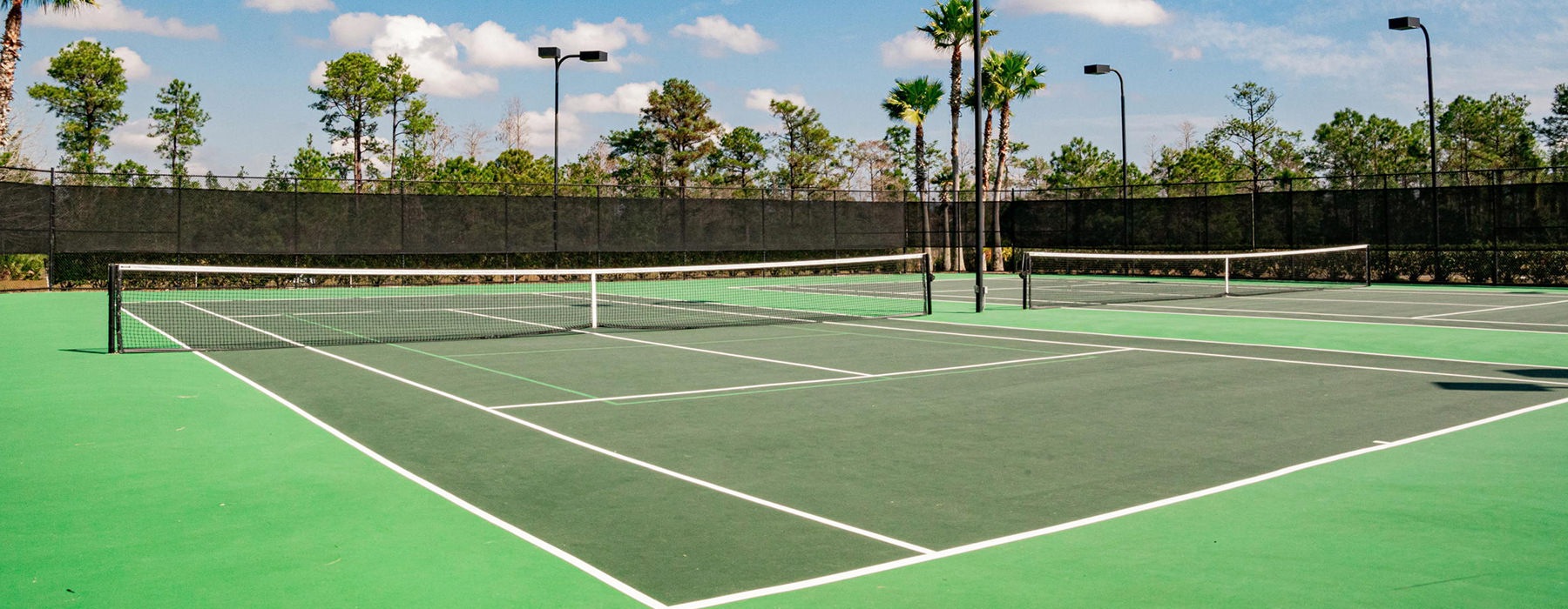 Large tennis match 